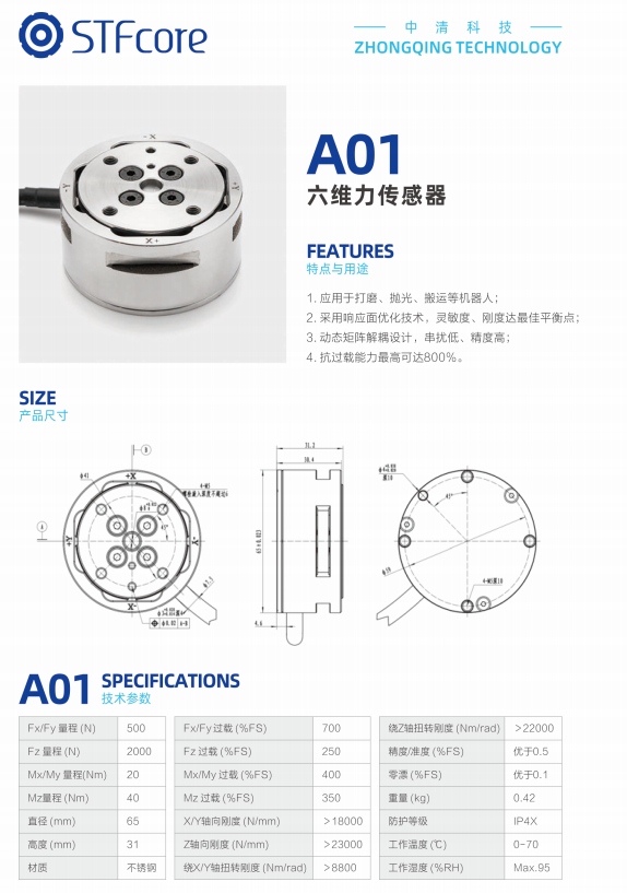 六維力傳感器廠(chǎng)家